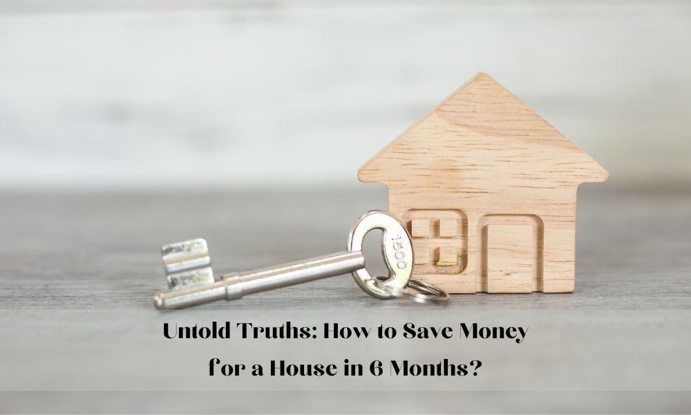 How to Save Money for a House in 6 Months: Untold Truths